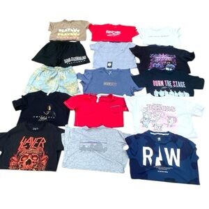 Bundle of tee shirts multicolor short sleeve tee shirts lot of clothes Size S
